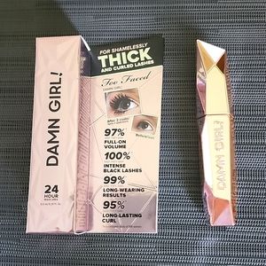 Too Faced Damn Girl! 24-Hour Mascara Hydrophilic Black Mini